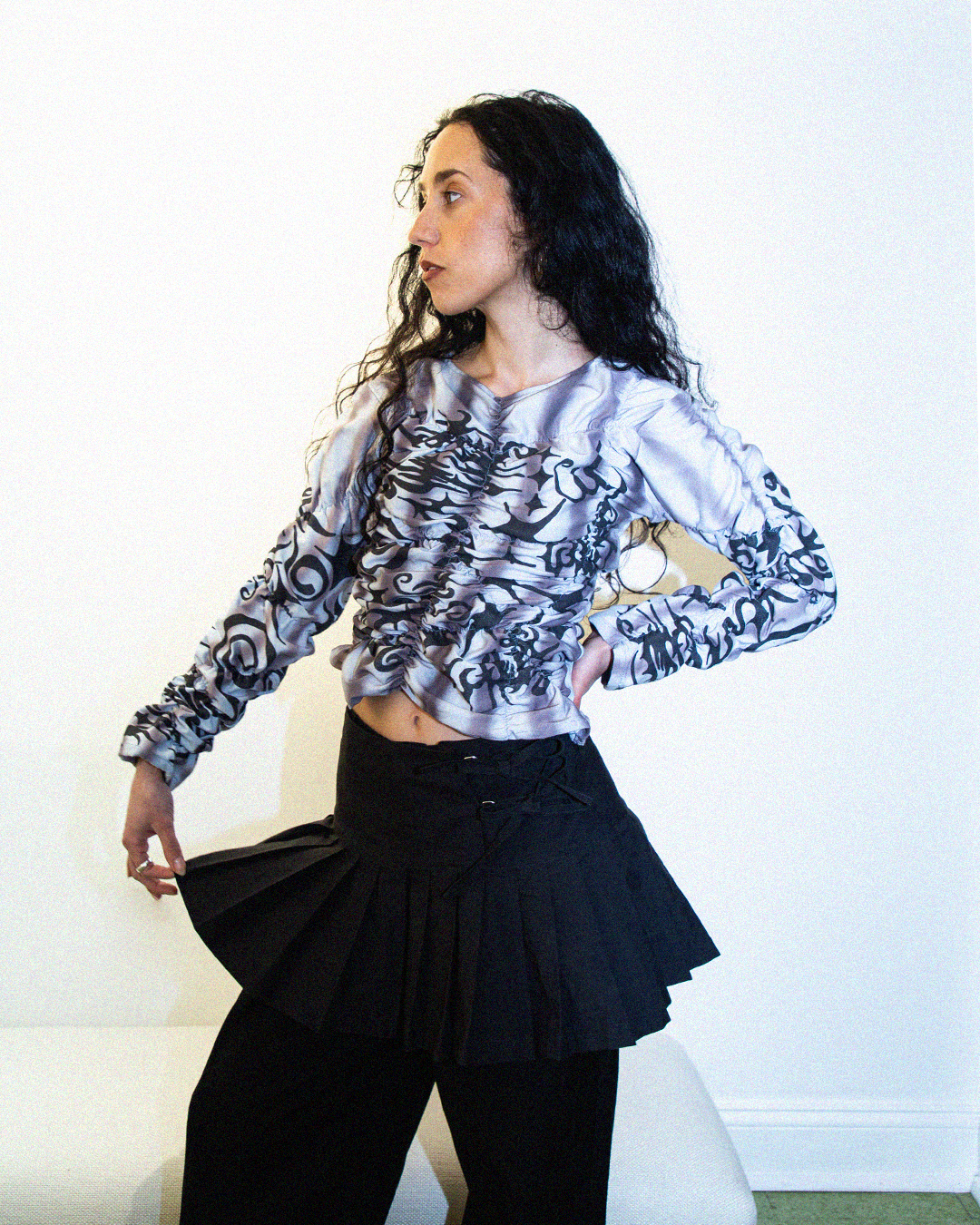 Ruched Chaos Top