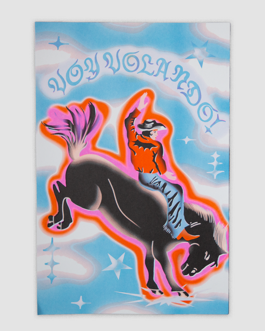 Voy Volando Riso Poster
