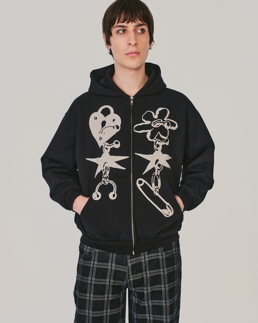 Lucky Charm Zip Up